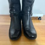 Marc Fisher  Knee High Riding Boots Womens 9 M Pebbled Black Leather Equestrian Photo 4