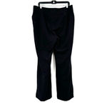Caslon  size 16‎ Black trouser dress pants embroidered bottom detail Photo 1