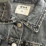 Rebecca Minkoff NWOT  Gray Studded Denim Jacket Size L Photo 6