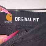 Carhartt  Crawford Carpenter Black Cargo Pants Size 18 Photo 5