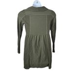 Anthropologie  Saturday Sunday Olive Green Cowl Neck Babydoll Dress – Medium Photo 7
