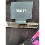 Maeve Anthropologie  Floral ELIA OPEN-SHOULDER DRESS Bell Flutter‎ Sleeve Size 14 Photo 8