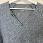 American Eagle Womens Soft and Sexy Collection Sweater V-neck Blue/Gray XS Photo 1