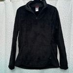 The North Face Women’s Black Osito Raschel-Fleece Quarter-Zip Pullover XL Photo 0