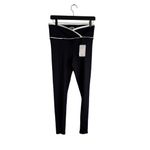 Year of Ours Veronica Legging Ribbed Two Tone Black White Large Photo 4