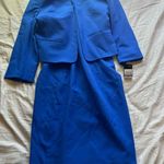 Le Suit Women's Collarless Jacket & Sheath Dress Suit, Regular & Petite Photo 1