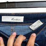 431. Kancan high rise dark wash distressed button fly Jeans Sz 1/24 #718 Blue Photo 2