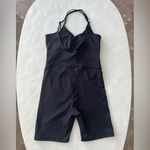 Terez  TLC Short Bodysuit Romper in Jet Black Size Medium Photo 4