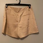 Glam | Beige Belt Loop Flowy Skort with Pockets Photo 6