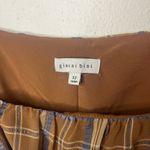 Gianni Bini Faye Plaid Smocked Square Neck Long Sleeve Woven Blouse Size 12 Photo 6