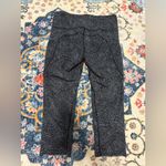 Lululemon  Fast and Free Crop II Nulux in Free Spirit Ice Grey Black Size 6 Photo 4