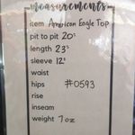 American Eagle  Outfitters Multi Pattern Short Sleeve Peasant‎ Blouse Size XS Photo 12