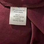 Pinkblush Burgundy Scalloped Edge Lace Overlay Empire Waist Maxi Dress Size S Photo 12