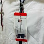 Tommy Hilfiger Women Windbreaker Rain White Hooded Jacket New Size M Photo 6