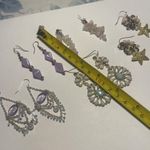 Lot Of 5 Costume Earrings Pierced Dangle Drop Photo 6