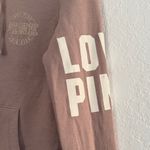 Victoria's Secret Victoria’s Secret Pink Dusty Rose Zip Hoodie Love Pink Logo Women’s Size Small Photo 4