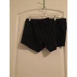 Park Avenue Women's Juniors Striped Mini Dress Shorts Size 13 Black White Photo 6