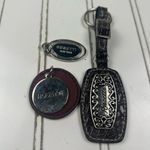 Rosetti Keychain Lot ā Logo Leather & Metal Tag Charms (Set of 3) Photo 2