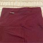 Lululemon  Zoned In Tight Leggings 27" Full Length Cassis Maroon 4 W5BBNS Workout Photo 4