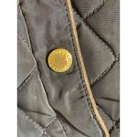 Cambridge Dry Goods Black Quilted Vest Size Medium Full Zip Photo 6