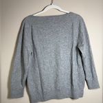 Everlane  The Classic Crew In Cashmere Lug HR Heather Grey Sweater M Photo 3