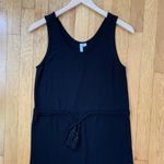 & Other Stories & Other Stories Knit Sleeveless Tie Waist Viscose Dress in Black Size 4 / Small Photo 1
