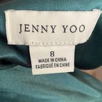 Jenny Yoo  Cybill One Shoulder Dress with Slit in Emerald Green Size 8 Photo 8