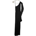 Topshop  Black One Arm Ruched Formal Dressy Maxi Dress Women Sz 8 Photo 10