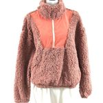 Wild Fable Womens Sweater Teddy Fleece Pullover Mock Neck Blush Pink Size M Photo 0