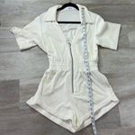 MISHA Esmeralda Terrycloth Playsuit Romper in Vanilla Size 4 Photo 10