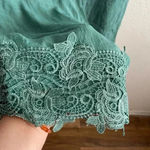 🆕Pretty Angel Linen Blend Aqua Lace Photo 5