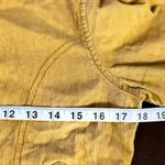 Tulle Yellow Corduroy Cropped Trucker Jacket Yellow Size M Photo 9