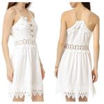 Saylor NWT Tayler Gauzey Crochet Lace Mini Dress S White Photo 7