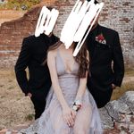 Silver/ Gray formal dress Silver Photo 5