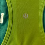 Lululemon Vintage athletica Bright Green Tank Top Photo 3