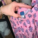 Old Navy  Block print maxi dress ruffle drop hem swing floral sleeveless bow tie Photo 3