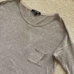 Forever 21 Oversized Slouchy Blouse Medium Tan Pocket Top Blouse Peasant Cottage Photo 2