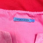 J. McLaughlin  Rue Linen Shift Dress Peony Pink Medium Beach Resort Summer Size S Photo 2