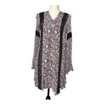 Knox Rose  Boho Crochet Bell Sleeve Floral Dress Size XS Photo 1