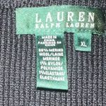 Lauren Ralph Lauren Merino Wool Midi Sweater Dress Black Size XL Photo 2