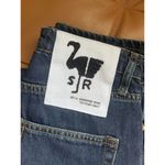 Free People NWT Sandrine Rose High Waisted Button Fly Dark Wash Slim Straight Jeans Size 25 Photo 7