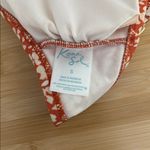 Kona Sol  Size Small Floral Orange Women's Teen Girl Bathing Suit Bikini Swim Top Photo 4
