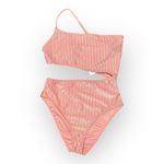 O'Neill NWT O’Neill Pink Mizi Metallic Rib One Piece Swimsuit Women’s Size Large Photo 2