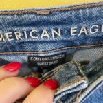 American Eagle  Outfitters Ripped Blue Jean Shorts Photo 2