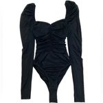 Princess Polly  Asher black mesh long sleeve bodysuit Photo 3