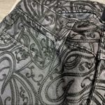 joe's jeans  Gracie Paisley Embroidered Black Collection Jeans Gray Black Size 27 Photo 4