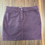 Aritzia Wilfred Free Wine Burgundy Purple Mini Skirt Size 4 Photo 1