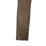 L'Agence  Leggings Womens 25 Rochelle Coated Faux Leather Pull On Skinny Jeans Photo 3