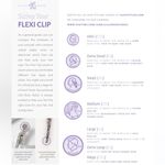 Lilla Rose Silver Soccer Flexi Hair Clip Small (S) Orange Photo 4