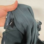 City Chic  Forest Green Floral Ruffled Shoulder Jumpsuit Womens 16 Wide Leg Crop Photo 10